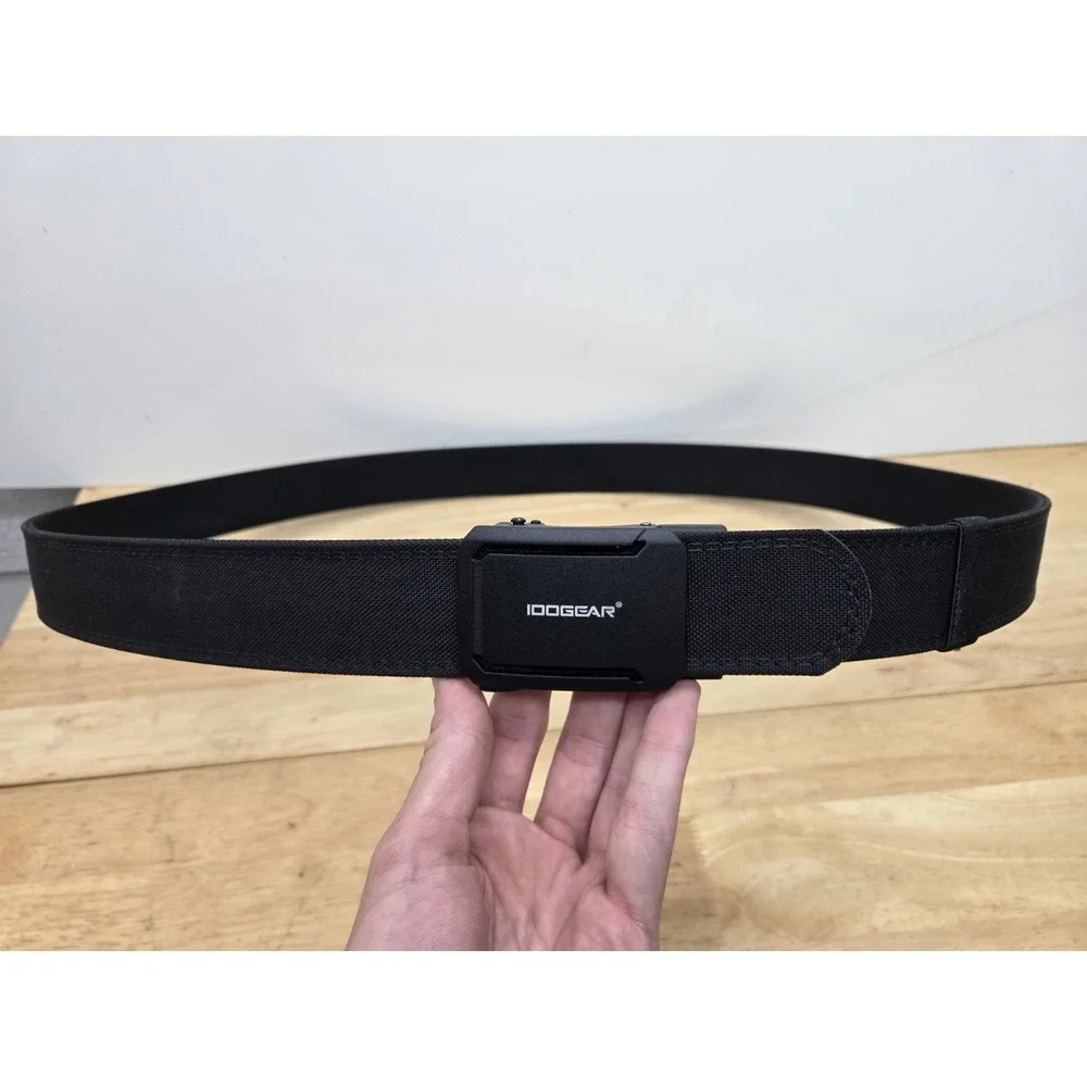 IDOGEAR Tactical Belt with Metal Ratchet Adjustable Buckle 1.75